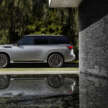 2025 Infiniti QX80 debuts in the US with concept car looks – three-row SUV; 450 hp 3.5L twin-turbo V6, 9AT