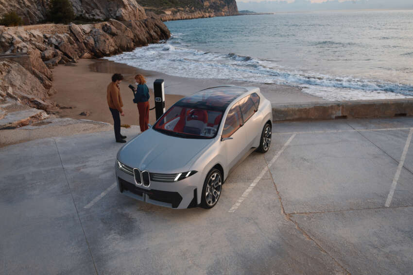BMW Vision Neue Klasse X previews 2025 iX3 electric SUV – small kidney grille; customisable interior, sound 1742579