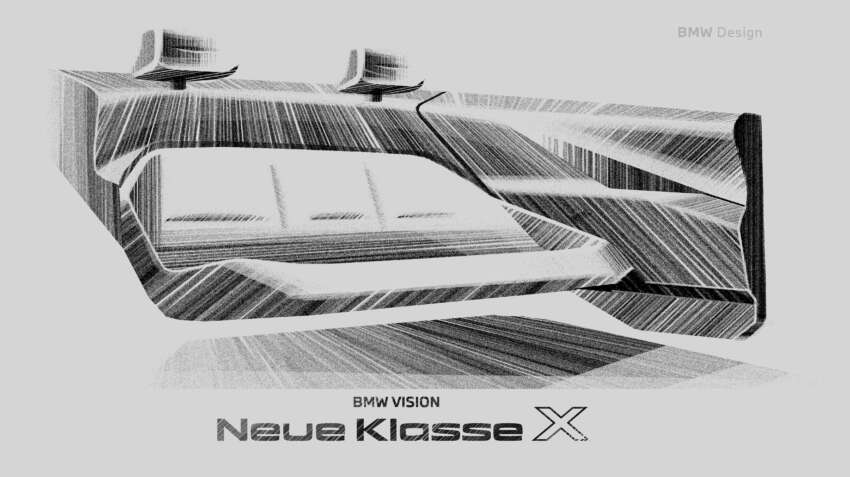 BMW Vision Neue Klasse X previews 2025 iX3 electric SUV – small kidney grille; customisable interior, sound 1742593