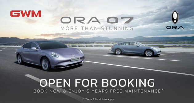 GWM Ora 07 open for booking in Malaysia – up to 640 km from Long Range; 0-100 in 4.3 s from Performance