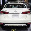 Bangkok 2024: Nissan Almera facelift – B-sedan gets bolder face, blue trim, bodykit with twin central pipes