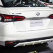 Bangkok 2024: Nissan Almera facelift – B-sedan gets bolder face, blue trim, bodykit with twin central pipes