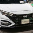 Bangkok 2024: Nissan Almera facelift – B-sedan gets bolder face, blue trim, bodykit with twin central pipes