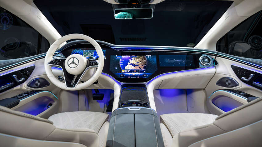 2024 Mercedes-Benz EQS facelift debuts – bonnet star added; new 118 kWh battery; up to 822 km EV range 1749851