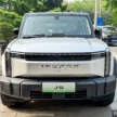 Jaecoo J6 EV – rebranded iCar 03 with 501 km range, solar panels, ADAS tech by DJI, 150 km/h top speed