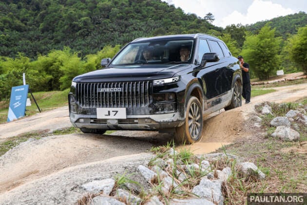 2024 Jaecoo J7 – we test out 197 PS/290 Nm 1.6T AWD SUV off-road ahead of launch; RM160k estimated
