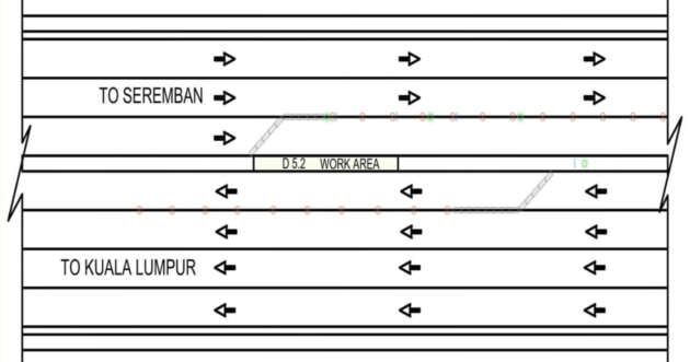 KL-Seremban Highway contraflow to be activated from today – from Sungai Besi toll to KM5.2, 6am to 9am