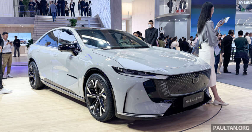 Beijing 2024: Mazda EZ-6 debuts as EV replacement for Mazda 6 in China – also offered as a PHEV 1755323