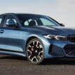 2024 BMW 3 Series updated – bigger 19.5 kWh battery for PHEV, up to 101 km EV range; minor styling tweaks