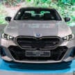 BMW i5 M60 xDrive EV in Malaysia – up to 601 PS/820 Nm, 0-100 km/h in 3.8s; official pricing from RM479k