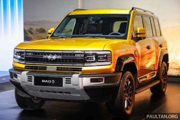 BYD Bao 5 on show in Malaysia – a PHEV off-road SUV