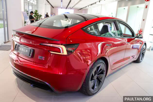 2024 Tesla Model 3 Performance in Malaysia – 460 hp, 0-100 km/h in 3.1 secs, 528 km range, from RM244k