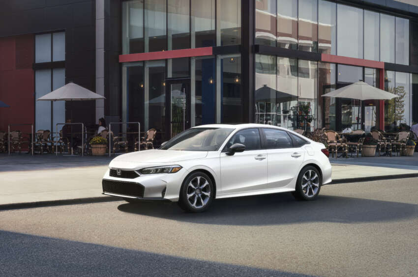 2025 Honda Civic facelift in the US – 2.0L hybrid and non-hybrid trims; 1.5L VTEC Turbo engine dropped 1769997