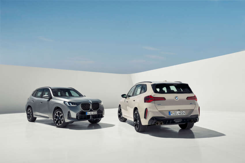 2025 BMW X3 debuts – G45 gets bold redesign, new variant naming scheme; PHEV up to 90 km EV range 1778768