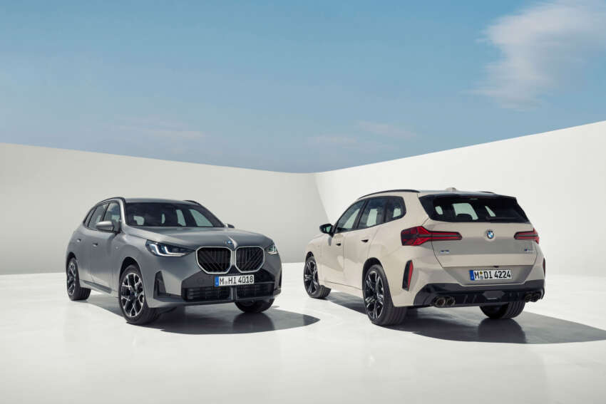 2025 BMW X3 debuts – G45 gets bold redesign, new variant naming scheme; PHEV up to 90 km EV range 1778763