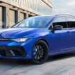 2025 Volkswagen Mk8.5 Golf R hatch, Golf R Variant estate – 333 PS/420 Nm 2.0T AWD, 270 km/h top speed