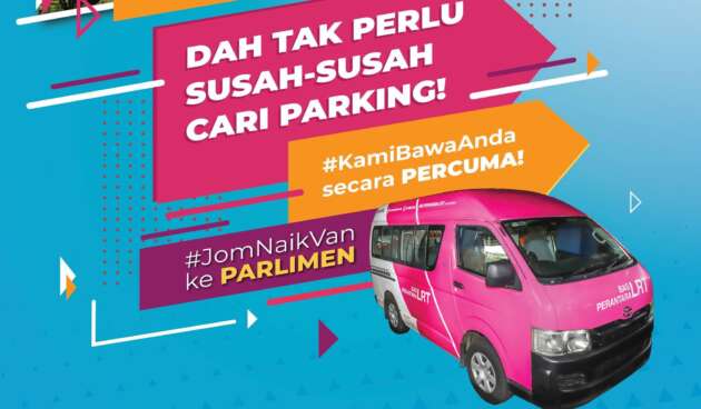 Rapid KL’s ‘Bas Parlimen’ is back – free van service from KL Sentral, Taman Botani carpark, Feb 3 – Mar 25