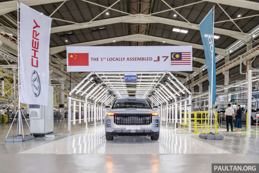 Jaecoo J7 CKD rolls off Chery Shah Alam assembly plant – exclusive to Jaecoo brand, launch on July 19 1778035