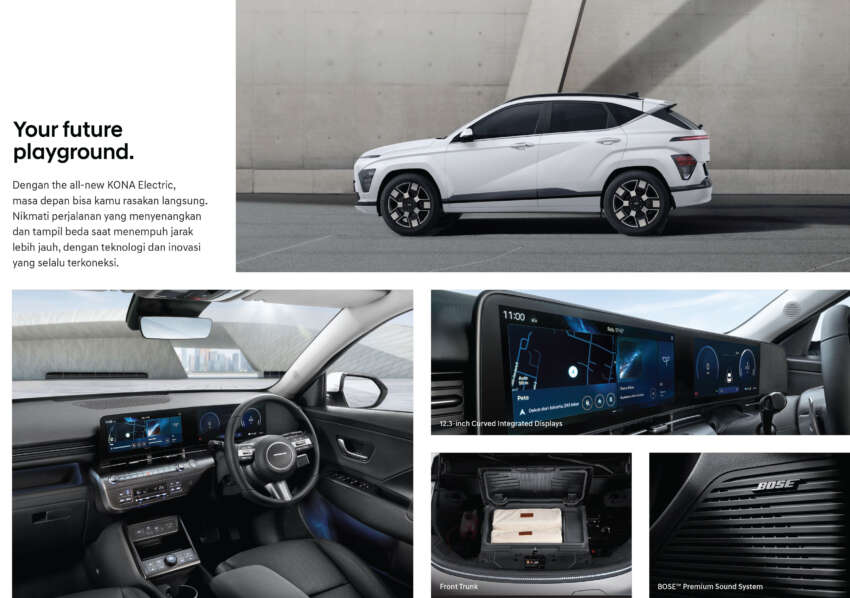 2024 Hyundai Kona Electric is a CKD EV in Indonesia, including batteries – up to 602 km range; from RM145k 1791011