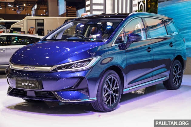 2024 BYD M6 launching in Malaysia on Oct 15 – EV MPV with up to 7 seats, 204 PS, 530 km NEDC range