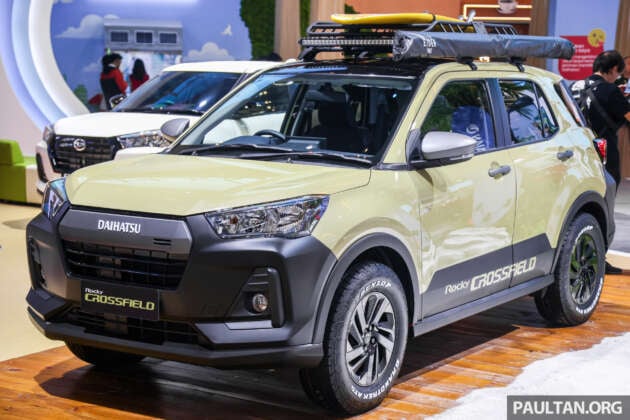 Daihatsu Rocky Crossfield at GIIAS 2024 – Ativa twin gets a rugged makeover; e-smart Hybrid goes two-tone