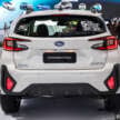 2024 Subaru Crosstrek at GIIAS – 3rd-gen XV replacement in 2.0i-S EyeSight trim, RM159k