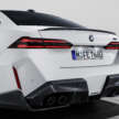2024 BMW M5 G90 gets M Performance Parts – carbon fibre bodykit, matte black decals for 727 PS PHEV