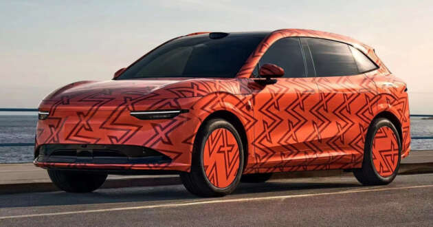 Zeekr CX1E/Ark teased – new EV SUV based on PMA2+ with 800V architecture; Tesla Model Y rival