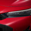 2024 Honda Civic facelift for Japan – hatchback only; new RS variant with six-speed manual, 1.5T added