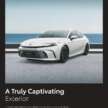 2024 Toyota Camry now in Singapore – first debut of ninth-gen in Southeast Asia; 231 PS 2.5L hybrid only