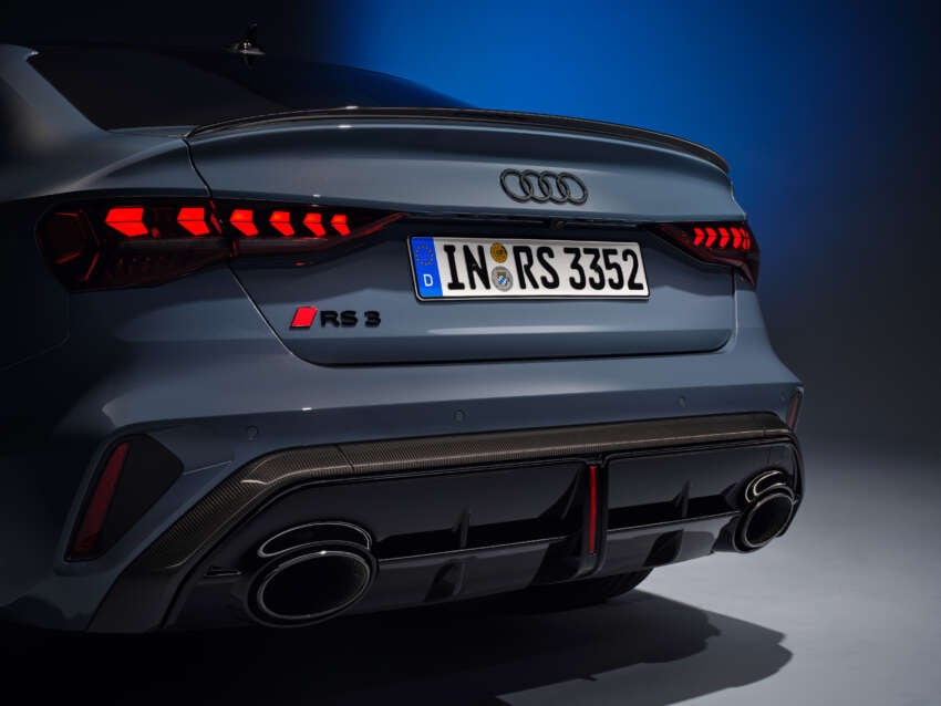 2025 Audi RS3 facelift debuts – sedan/Sportback; 400 PS 2.5T five-cylinder; 7:33.123 min Nürburgring time 1805614