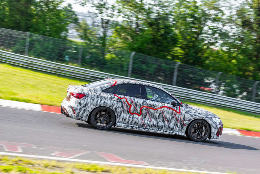 2025 Audi RS3 facelift debuts – sedan/Sportback; 400 PS 2.5T five-cylinder; 7:33.123 min Nürburgring time 1805637
