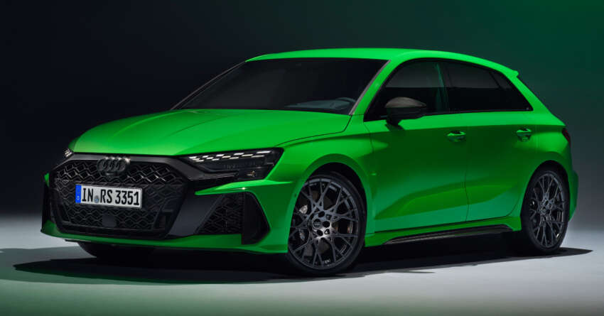 2025 Audi RS3 facelift debuts – sedan/Sportback; 400 PS 2.5T five-cylinder; 7:33.123 min Nürburgring time 1805533