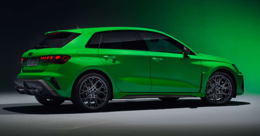 2025 Audi RS3 facelift debuts – sedan/Sportback; 400 PS 2.5T five-cylinder; 7:33.123 min Nürburgring time 1805534