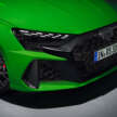 2025 Audi RS3 facelift debuts – sedan/Sportback; 400 PS 2.5T five-cylinder; 7:33.123 min Nürburgring time