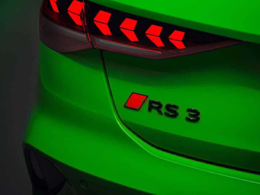 2025 Audi RS3 facelift debuts – sedan/Sportback; 400 PS 2.5T five-cylinder; 7:33.123 min Nürburgring time 1805542