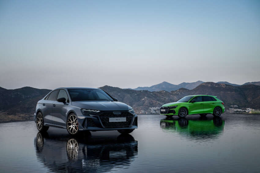 2025 Audi RS3 facelift debuts – sedan/Sportback; 400 PS 2.5T five-cylinder; 7:33.123 min Nürburgring time 1805558