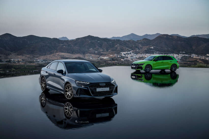 2025 Audi RS3 facelift debuts – sedan/Sportback; 400 PS 2.5T five-cylinder; 7:33.123 min Nürburgring time 1805559