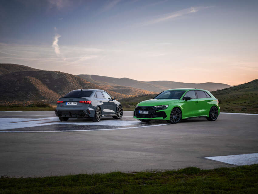 2025 Audi RS3 facelift debuts – sedan/Sportback; 400 PS 2.5T five-cylinder; 7:33.123 min Nürburgring time 1805560