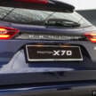 2025 Proton X70 facelift launched in Sabah, Sarawak – RM2k more in East Msia, parts availability assured