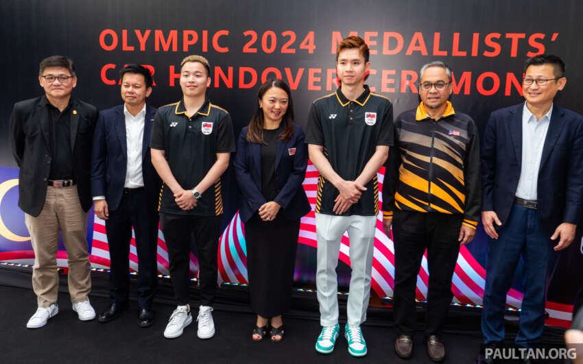 Chery Tiggo 7 Pro gifted to Malaysian Paris Olympics bronze medallists Aaron Chia and Soh Wooi Yik 1806675