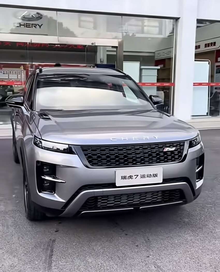 Jaecoo J7 gets a Range Rover Evoque face as the Chery Tiggo 7 Sport – inspiration for local buyers? 1805528