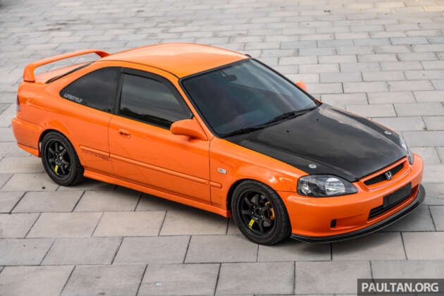 Honda Civic Coupe EJ8 1996 USDM – spesis terancam dari Amerika Syarikat kini di Selatan Tanah Air