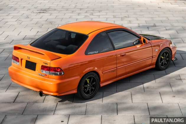 Honda Civic Coupe EJ8 1996 USDM – spesis terancam dari Amerika Syarikat kini di Selatan Tanah Air