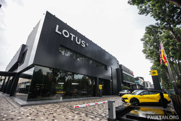 Lotus Kuala Lumpur Flagship Store in Glenmarie – 1,765 sq mt outlet w delivery bays, configurator room