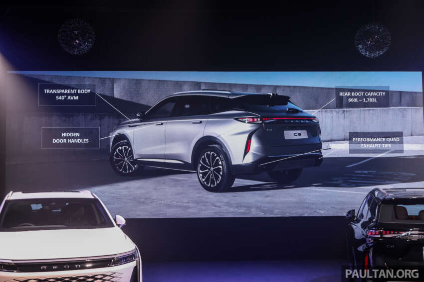 Omoda C9 coupé SUV previewed in Malaysia – sold by Jaecoo; 261 PS/400 Nm 2.0L turbo SUV from RM185k 1822348