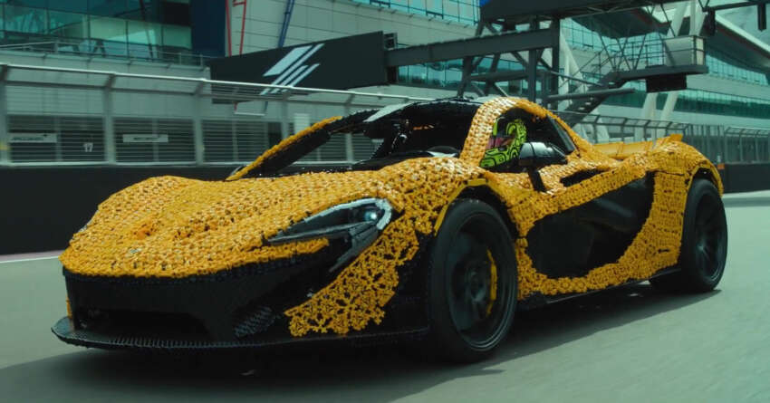 McLaren teams up with Lego to create a fully drivable P1 – watch Lando Norris drive it around Silverstone 1817989