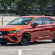 GALERI: Honda City Hatchback facelift 2024 dalam warna Phoenix Orange Pearl, tanpa tambahan kos