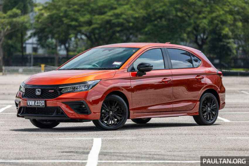 Honda City Hatchback in Phoenix Orange Pearl – new colour joins red, silver, grey, pearl white; no extra cost 1838955