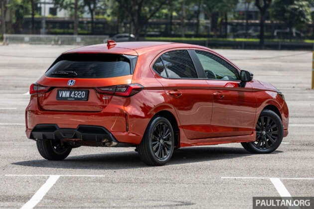 Honda City Hatchback in Phoenix Orange Pearl – new colour joins red, silver, grey, pearl white; no extra cost